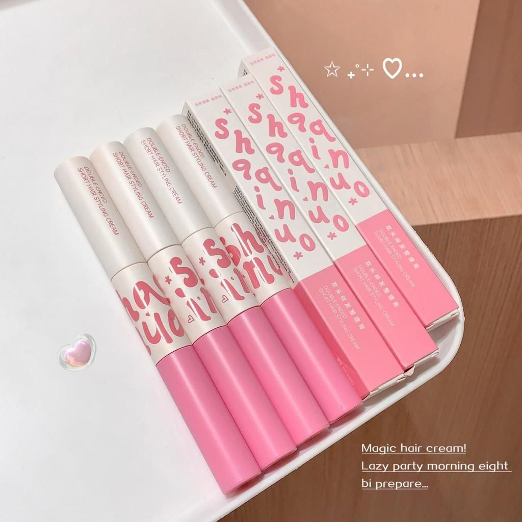 SHAQINUO Double-ended Hair Styling Cream Anti-Frizz Long-lasting non-greasy bangs fixed For Children