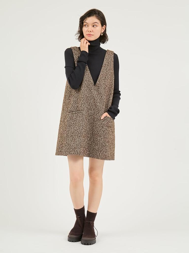 Mini Jumper Skirt 13WFO255033BRW1