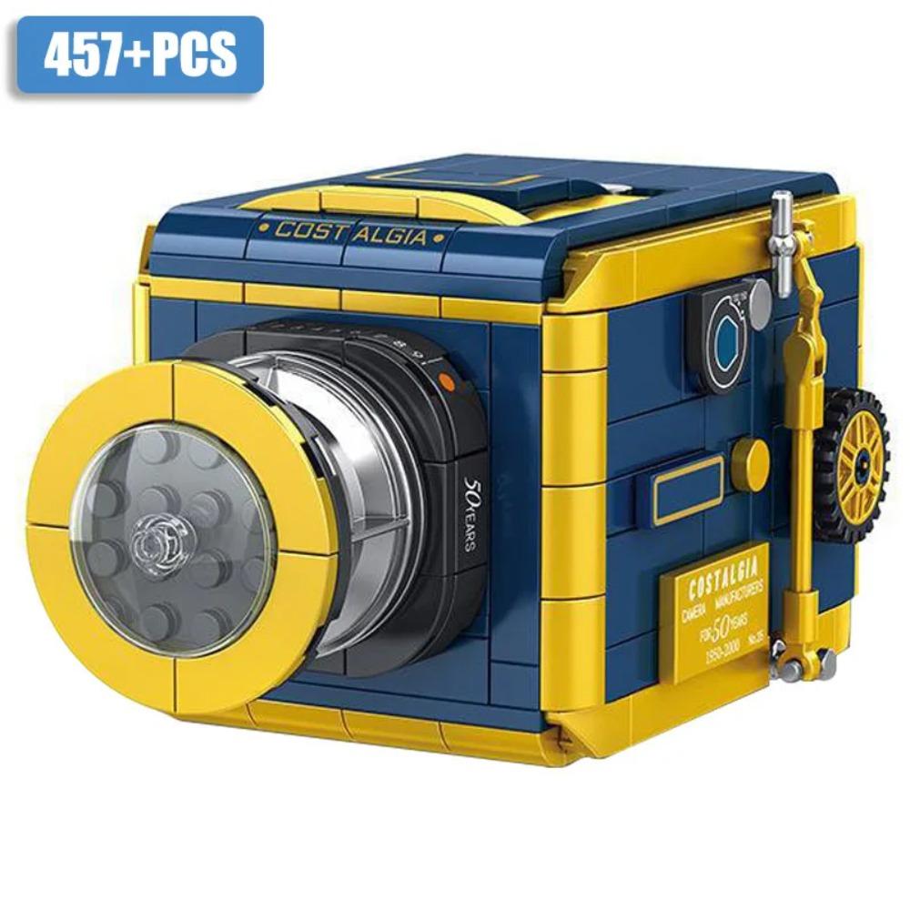 Stadt Hasselblad 503cx Kamera Digitale Spiegelreflexkamera Retro Zweilinsen-Spiegelreflexkamera Modellbausteine DIY Bausteine Spielzeug Für Kinder Geschenke