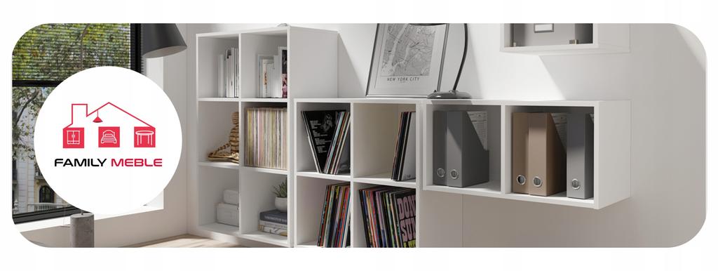 Regał półka organizer pojemnik stojak na płyty winylowe segregatory Cubo 2