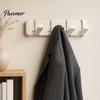 Door Back Storage Hooks Over The Hanger Hooks, Foldable No Drilling Adhesive Coat Rack, Dorm Room Space Saving Organizer, for Coats Bags Towels