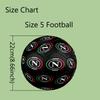 1 pz Pallone da Calcio Design Squadra di Calcio Taglia 5 - Pallone da Calcio Antiscivolo per Attività Sportive all'Aperto, Pallone Resistente per il Gioco