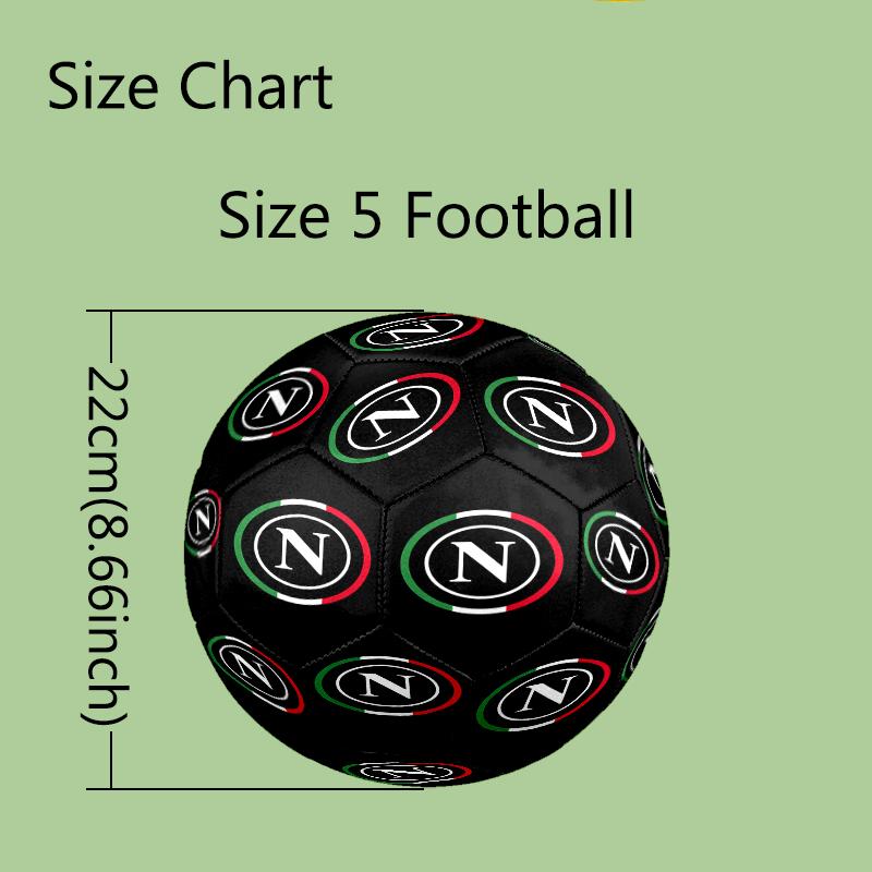 1 pz Pallone da Calcio Design Squadra di Calcio Taglia 5 - Pallone da Calcio Antiscivolo per Attività Sportive all'Aperto, Pallone Resistente per il Gioco