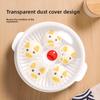 Microwave Safe Double Layer Steaming Basket Food Grade Plastic Steamer Tray For Home Cooking