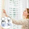 Curtains Metal Wheels Silent Hooks Curtain Track Roller Multifunctional Durable Ceiling Pulley Drapery Rail Sliding Glider