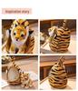 Zoo Animal Plush Toys: Tiger, Giraffe, Leopard, & Lion Dolls - Perfect Children's Gift