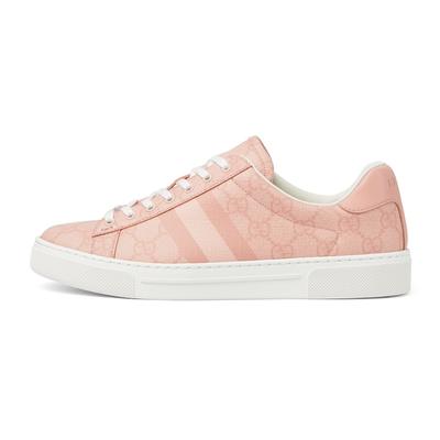 

Gucci Ace Web Sneaker Pink Womens 812026 FAD2A 8741 35.5