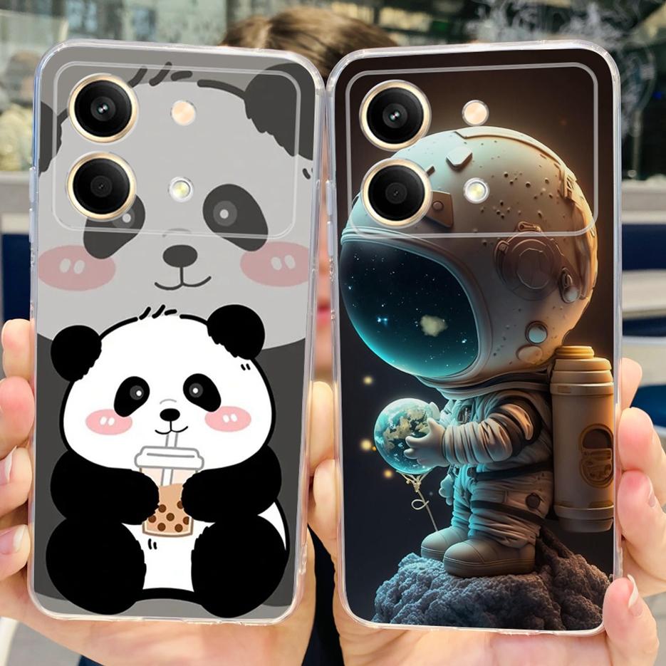 For Xiaomi Poco X6 Pro 5G Case New Fashion Painted Cover Clear Silicone Phone Case For Xiaomi Poco X6 Neo PocoX6 Pro Soft Fundas