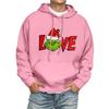 Men's Print Hooded Sweatshirt Long-Sleeve Casual Pullover Hoodie Hooded Sweatshirt