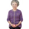 Autumn and Winter Thickened Knitted Sweater Jacket Old Man Old Lady On Clothes Old Man Autumn Clothes Female Grandma Cardigan