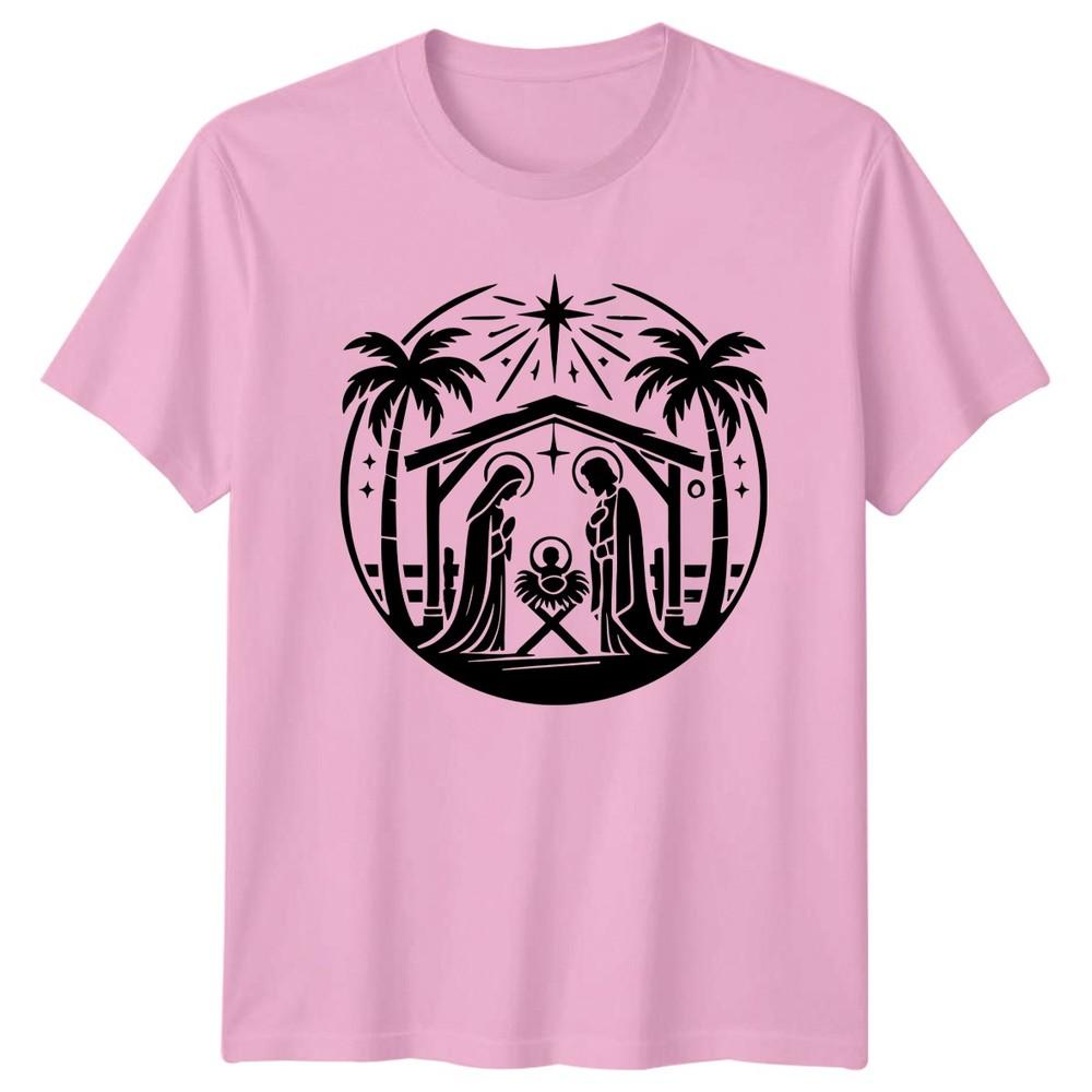 Traditional Nativity Scene Christmas TShirt Nativity Religious