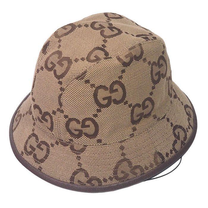 Used GUCCI Jumbo GG Bucket Hat 681256 M Size