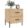 Nightstand, Sonoma Oak, 40X35X47.5 Cm Wood-Based Material