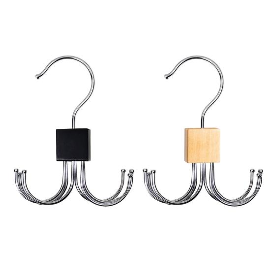 1/2Pcs Belt Hanger Closet Organizer 360-Degree Rotatable Strong Load-bearing Belt Display Rack Storage Holder