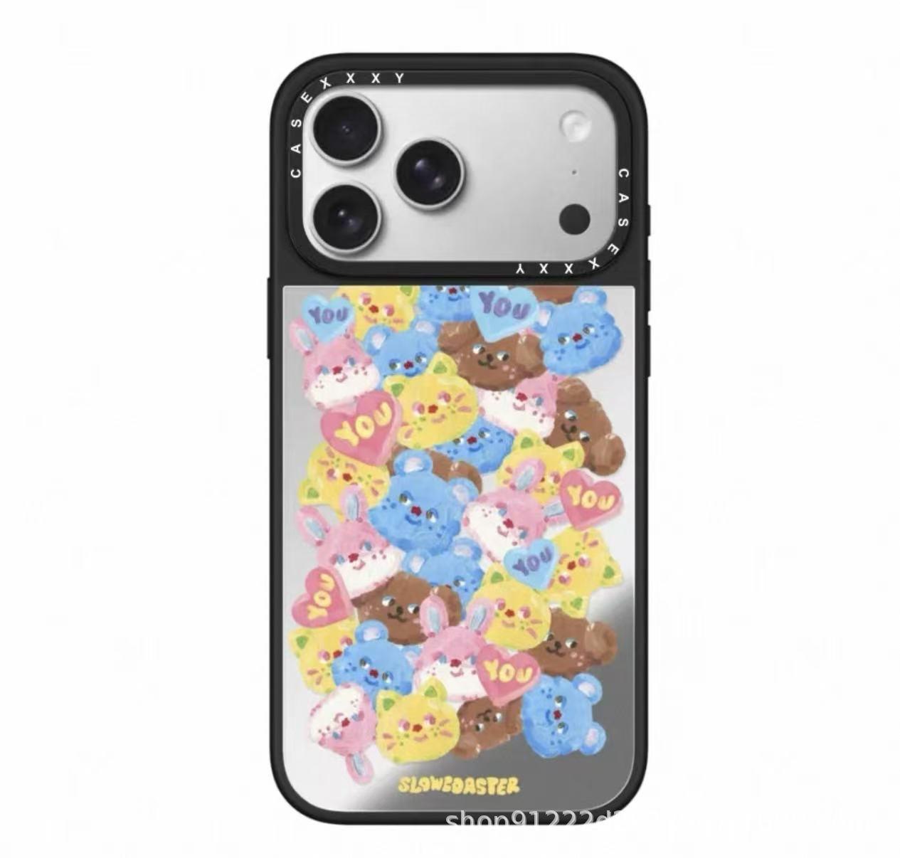 

Watercolor Rabbit iPhone 17 Pro Max/16 Pro Cartoon Clear Case iPhone 11