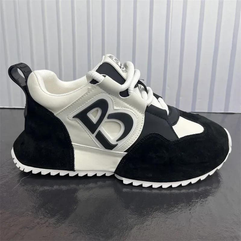 Men's Sneakers 2025 New Trend Personalized Casual Shoes Chunky Lace Up Running Shoes Luxury Vulcanize Footwear Tenis Masculino
