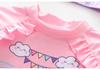 New Girls' Long Sleeve Two-Piece Swimsuit for Toddlers and Kids with CPC Certification