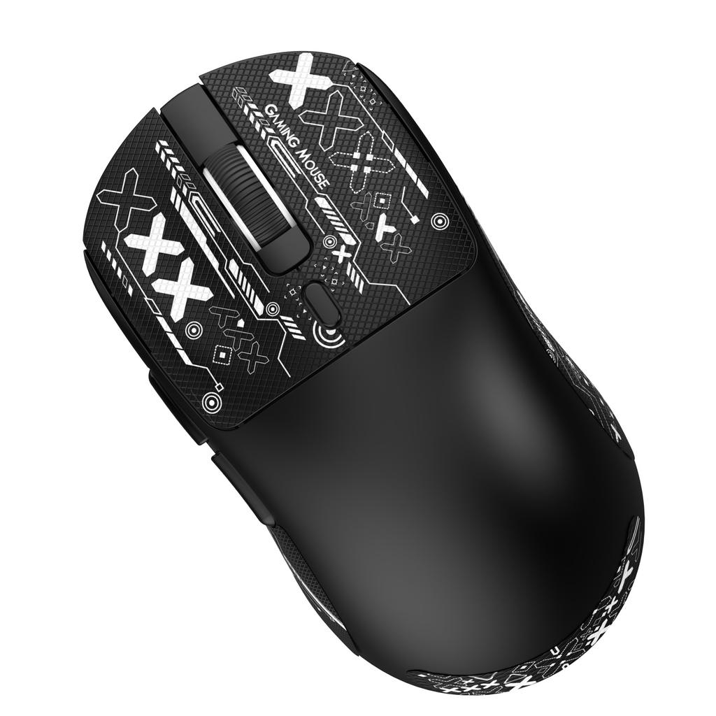 T68 Lightweight Mouse with 3 Modes Connectivity 2.4G BT Wired 6 Adjustable Speeds for Gaming Work