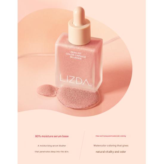 Lizda Zero Fit Color Capsule Blusher 10 mL (3 Options)