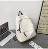 Korean Style Fashion Women's College Backpack - Casual, Large Capacity, Suitable for Couples.