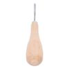 Curved Stitching Awl Accurate Spacing Steel Awl Tool Sewing Professional Ergonomic Awl Punch with Beech Handle for