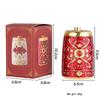 European Style Retro Toothpick Organizer for Home and Kitchen Elegant Toothpick Storage Container with Floral Design