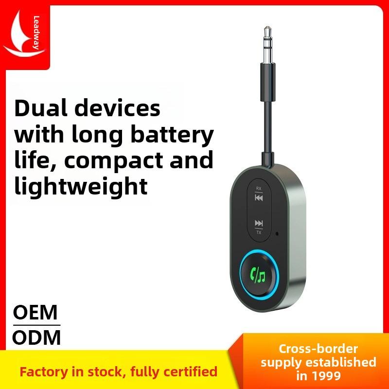 Adaptador de audio Bluetooth 5.3 receptor transmisor inalámbrico para PC altavoz auriculares