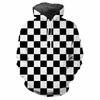 Fashion Minimalist Plaid Printed Men's Tops Casual Soft Comfort Elegant Men's Hoodies Personalize Outdoor Sports Hoodie