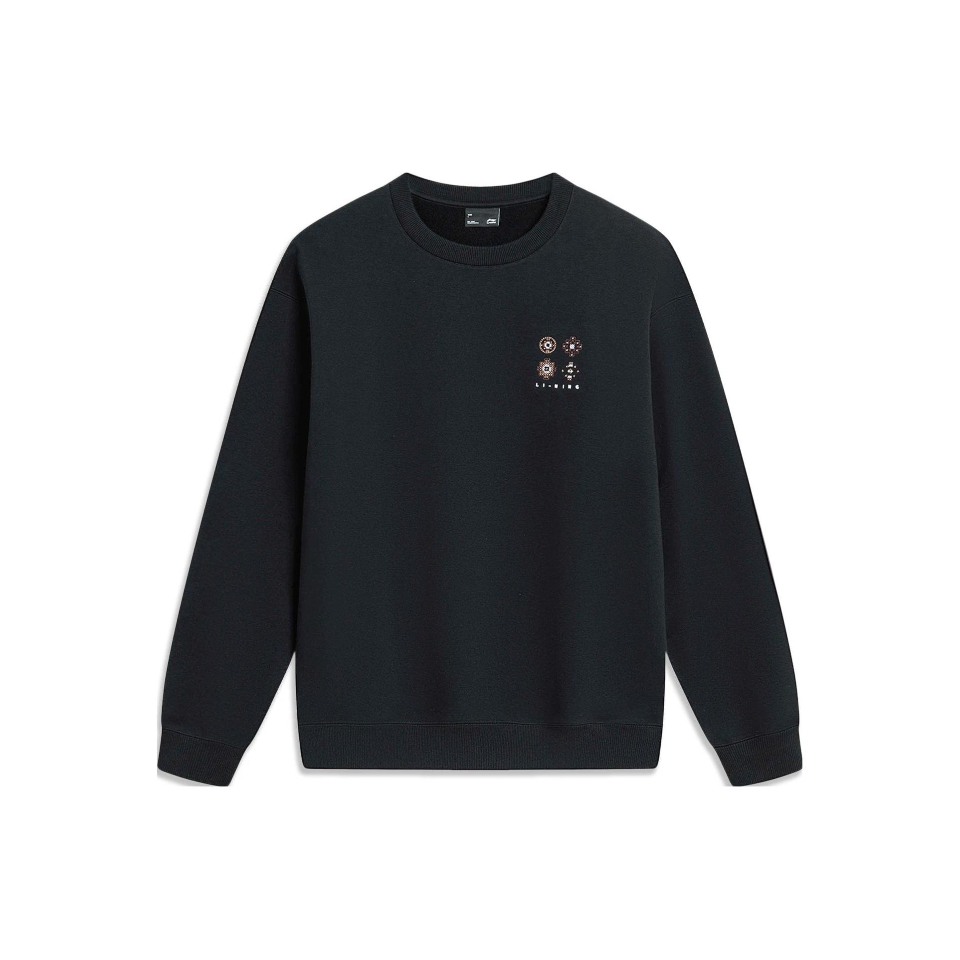 Li Ning China Culture Collection Sweatshirt Unisex Black AWDT901-3 L
