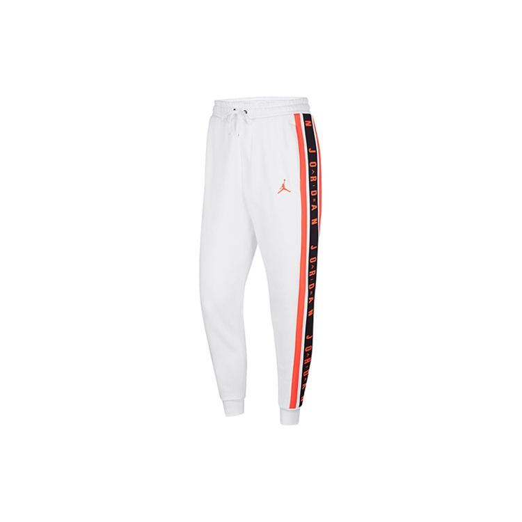 Men s Air Jordan Fleece Casual White Long Pants/Trousers DC9089-100 XXXL