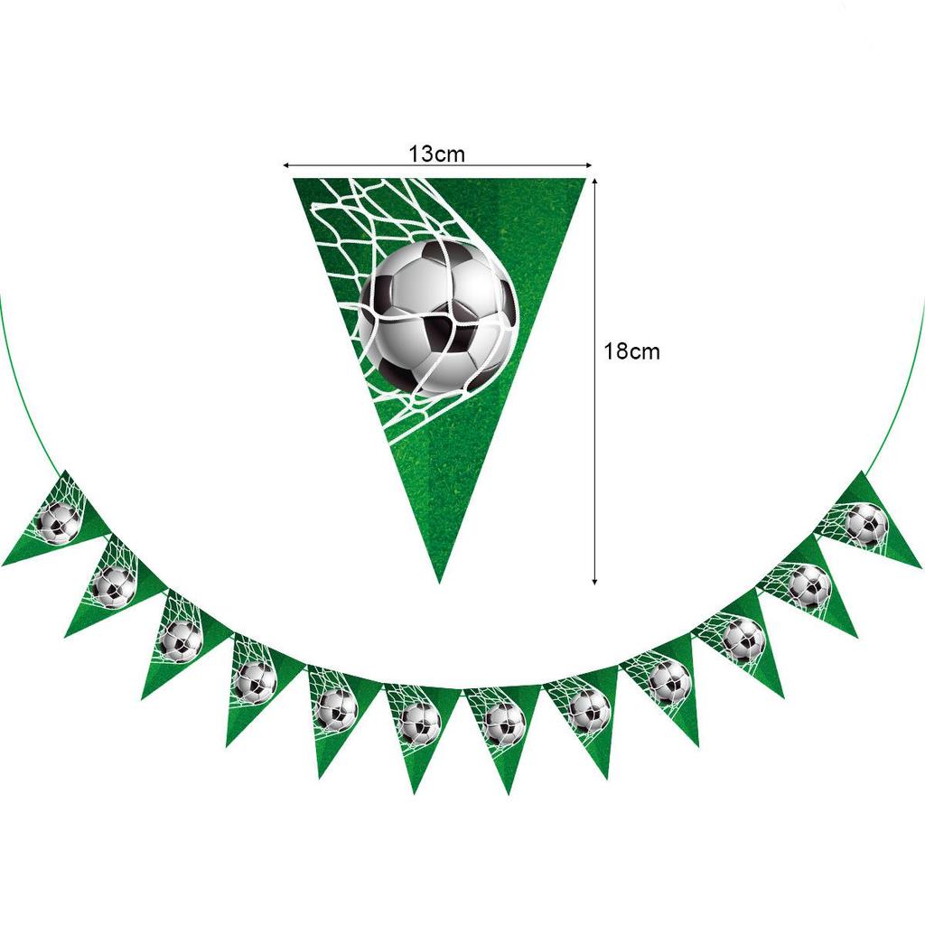 World Cup Birthday Party Decorations: Banners, Spirals, and Cake Toppers