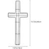2Pcs Cross Wreath Metal Wire Cross Shaped Wreath Form for DIY Floral Decor Christmas and Religious Celebrations Home Wreath Making Supplies