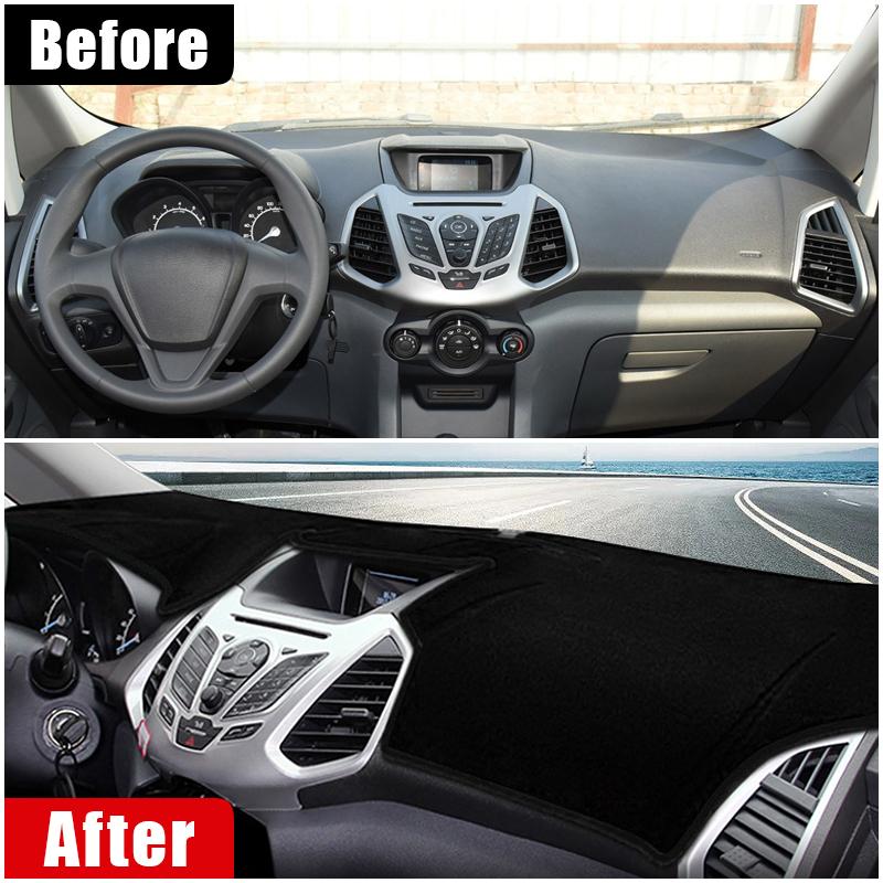 For Ford EcoSport MK2 2013 2014 2015 2016 2017 Car Dashboard Sun Shade Cover trument Desk Non-slip Mat Accessories