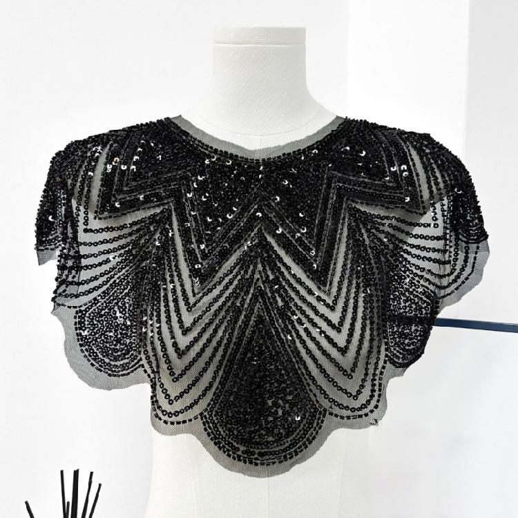 Handcraft Rhinestones Mesh Applique Patches Ideal For Jackets Bags And Costumes