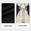 Thickened Canvas Waist Apron with Printed Logo for Coffee and Nail Salon Workwear