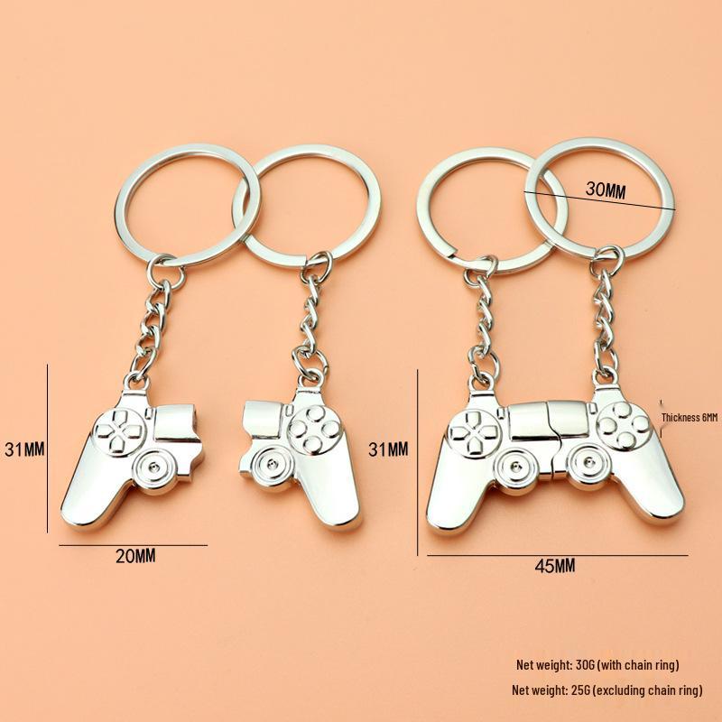 Heart-Shaped Couple Keychains: Cute Animal Design, Perfect Anniversary Gift