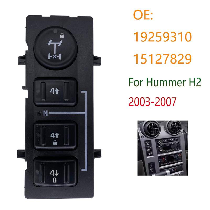 

Автомобильные аксессуары 19259310 Для Hummer H2 2003-2007 4WD 4x4 Кнопка переключателя раздаточной коробки колес Панель управления Переключатель Детали