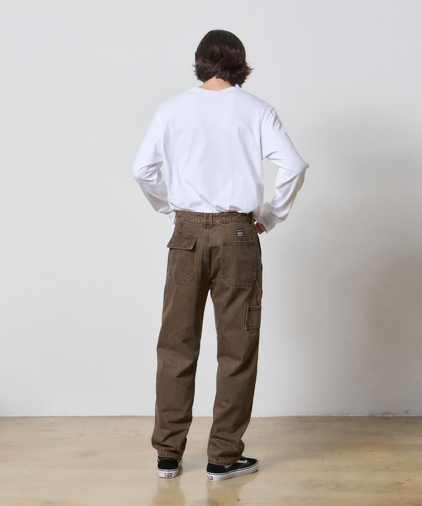 Rul And Y Denim Workwear Wide Pants Brown K5