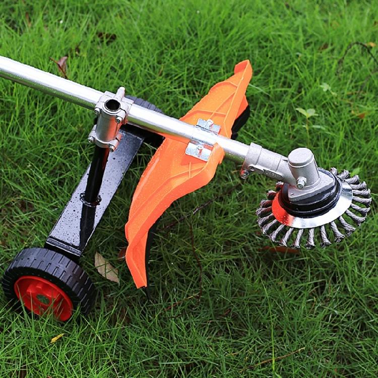 Multipurpose 28mm Pipe Stabilizing Wheel For Garden Equipment Various Backpack Brush Cutter Models