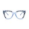 Ultra-light Computer Glasses Transparent Optical Eyewear Myopia Glasses Frame  for Women Girls