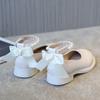 Spring Autumn Girl Shoes Fashion Children Princess Causal Dress Flats Sweet Bowtie Kids School Mary Jane Shoes