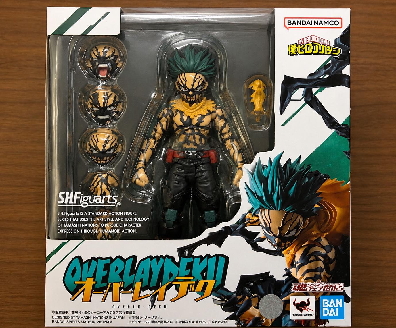 BANDAI S.H.Figuarts My Hero Academia Overlay Deku Izumu Midoriya Action Figure