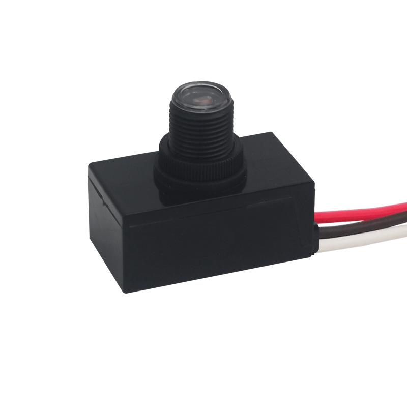 High-Power 110V/220V Outdoor Light Sensor: Activates at Night, Stays Off During Day