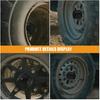 Rubber Dust-Proof Cap Cover for ATV Wheel Hub 2.17X1.57X1.38In Hubcaps Rim Protection for 110-250Cc Quad Go- Accessories