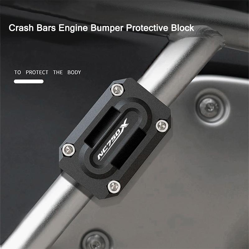 For Honda NC750x NC 750x NC750 X 2017-2025 2025 Motorcycle Accessories Crash Bars Decorative Block Engine Guard Bumper Protector