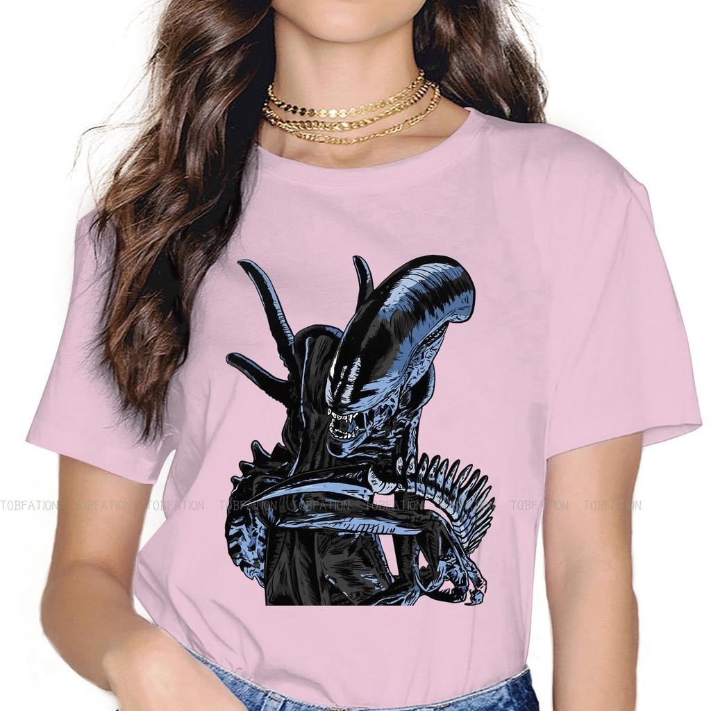 Alien Thriller Movie Tshirt For Unisex Girl 4xl Xenomorph Soft Summer Tee T Shirt High Quality Loose