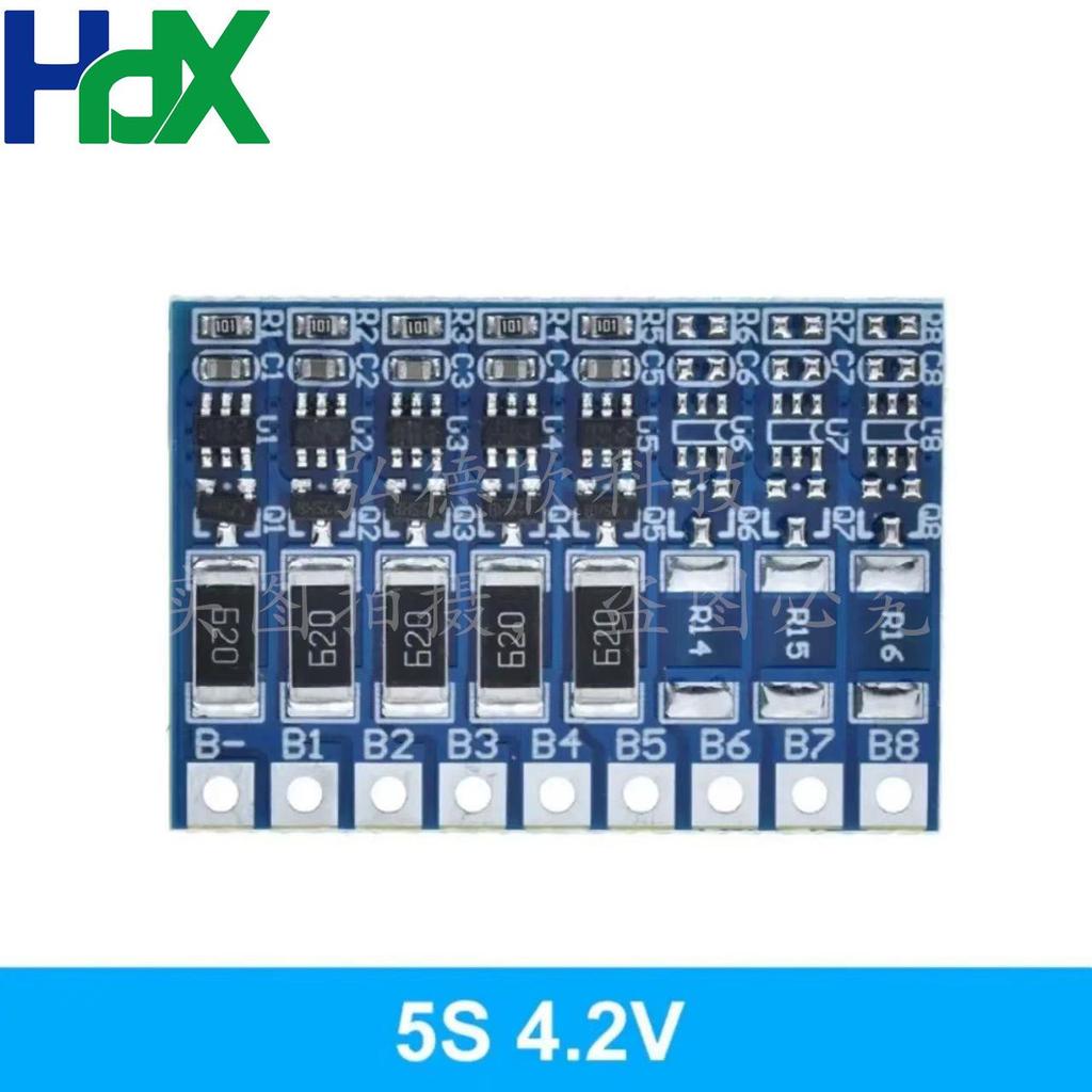 3-8 String 18650 Lithium Battery Passive Balancing Board for Ternary and Polymer Battery Charging.