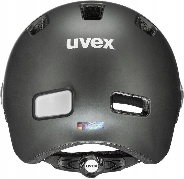 Kask Uvex Rush Visor Srebrny R. 55-58 Cm