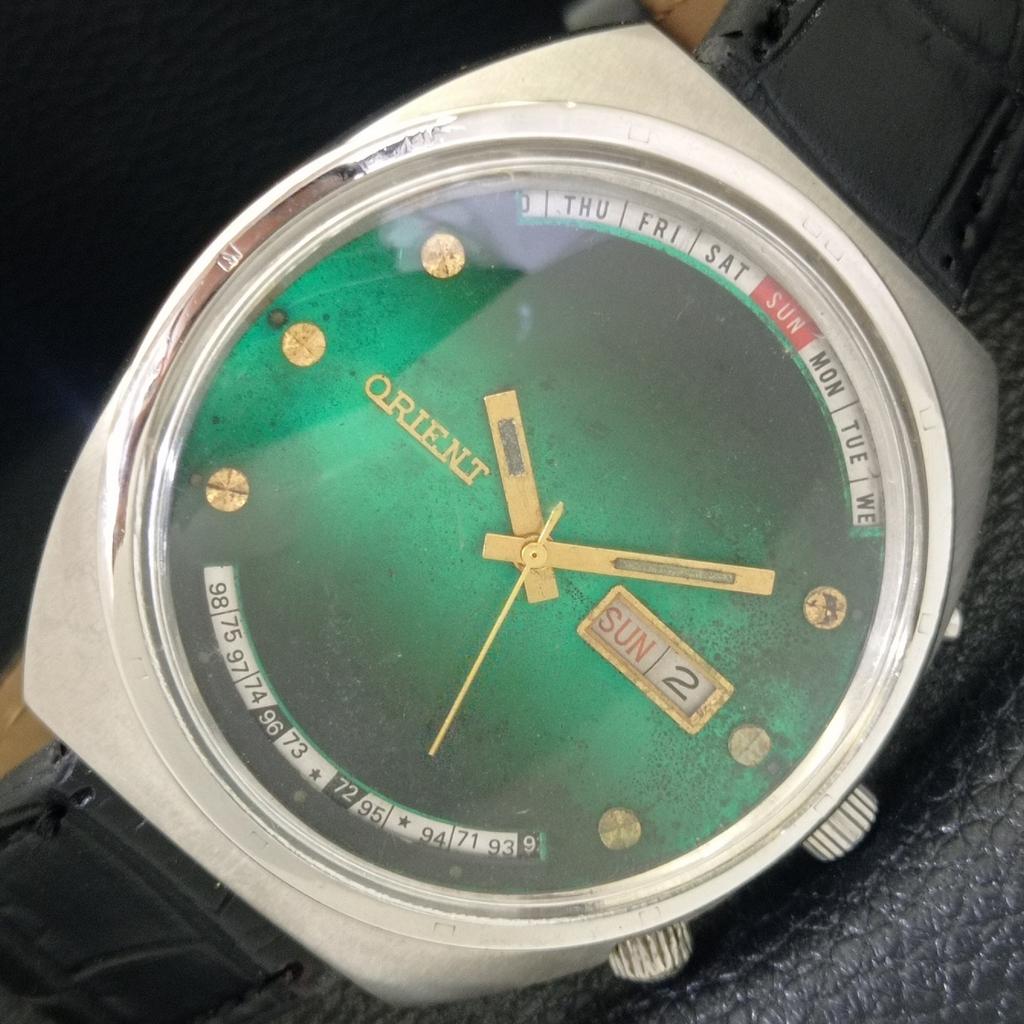 

АВТОМАТИЧЕСКИЕ ВИНТАЖНЫЕ ЧАСЫ ORIENT 100 ЛЕТ ЯПОНИЯ МУЖСКИЕ ОРИГИНАЛЬНЫЙ ЦИФЕРБЛАТ a703120-1 R213-a703120