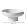 Fruit Vegetable Dish with Drainage Holes, Elegant Plastic Basket for Kitchen Counter/Table Centerpiece Decorative Storage Basket